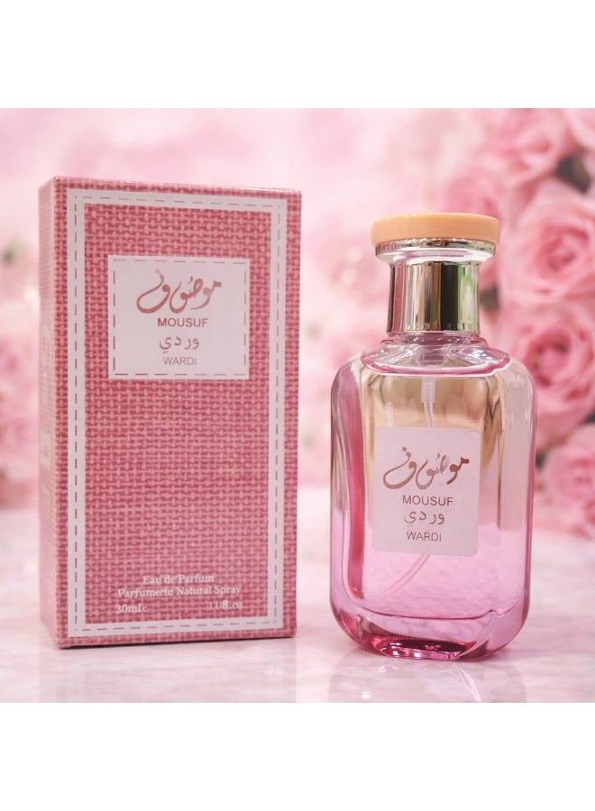 عطر موصوف وردي  30مل